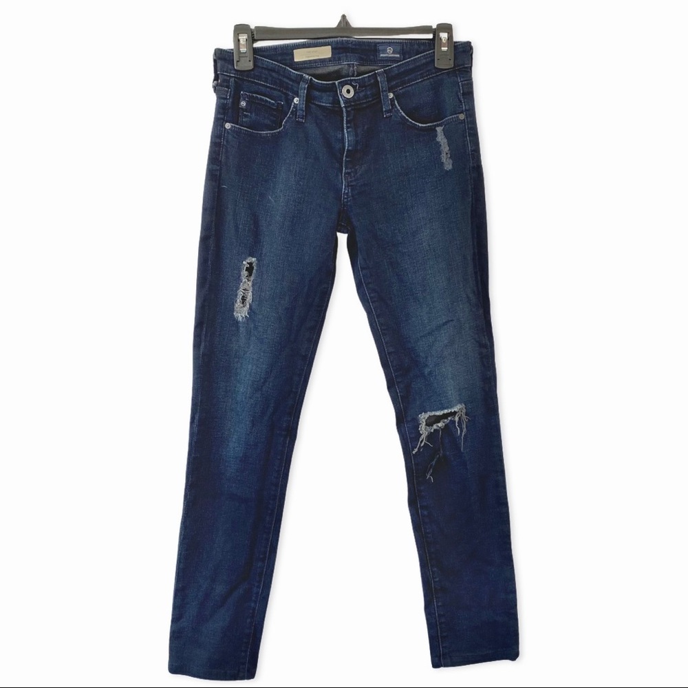 AG The Stilt Cigarette Leg Dark Blue Jeans US26R